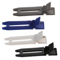 Kunststoffklammer mit 2 Zinken