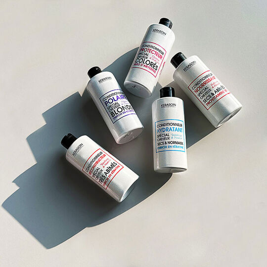 Rekonstruierender Conditioner mit Keratin f&uuml;r stark gesch&auml;digtes Haar