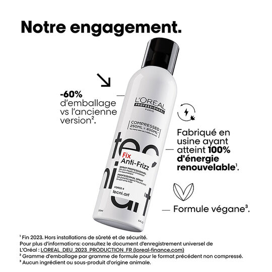 Anti-Feuchtigkeitsspray Fix Anti-Frizz Tecni.Art