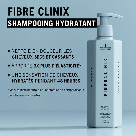Feuchtigkeitsspendendes Shampoo Fibre Clinix