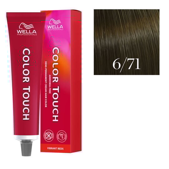 Semipermanente Coloration Color Touch 6/71 Dunkelblond Marron Asch