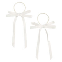 Gummib&auml;nder mit Band cremewei&szlig;