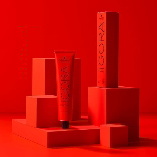 Permanente Haarfarbe Igora Royal 8-77 Hellblond Extra Kupfer