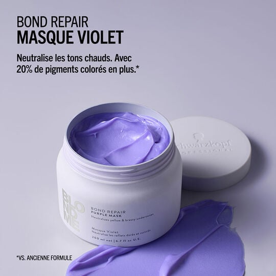 Blondme Bond Repair Neutralisierende violette Maske