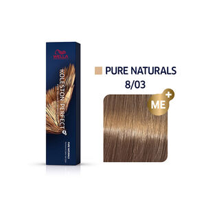 Permanente Haarfarbe Koleston Perfect Me+ 8/03 Hellblond Natur Gold