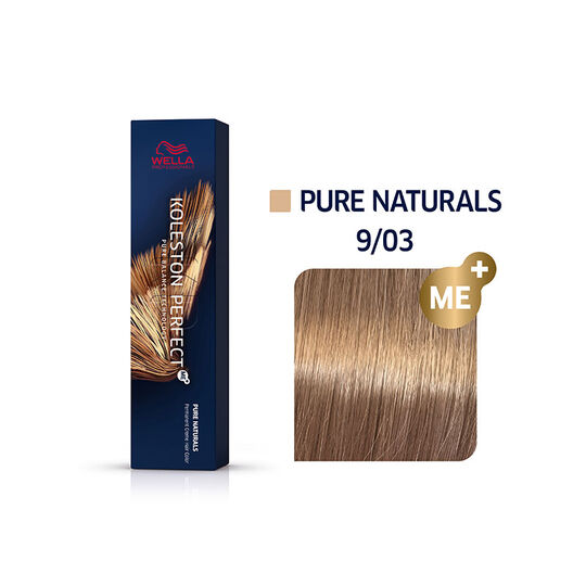 Permanente Haarfarbe Koleston Perfect Me+ 9/03 Sehrhellblond Natur Gold