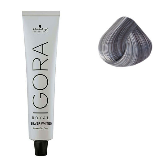 Haarfarbe f&uuml;r wei&szlig;es und graues Haar Igora Royal Silver White lila grau