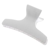 Einfache Krokodilklemme wei&szlig; 9,5 cm