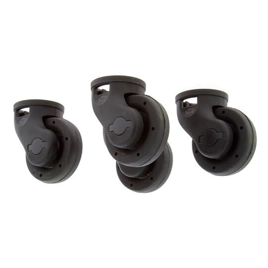 Schwarzer weicher Trolley-Koffer