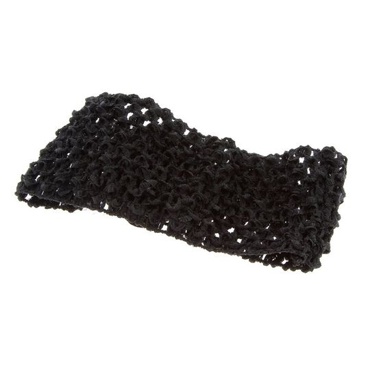 Elastisches Haarband Schwarzes Netz