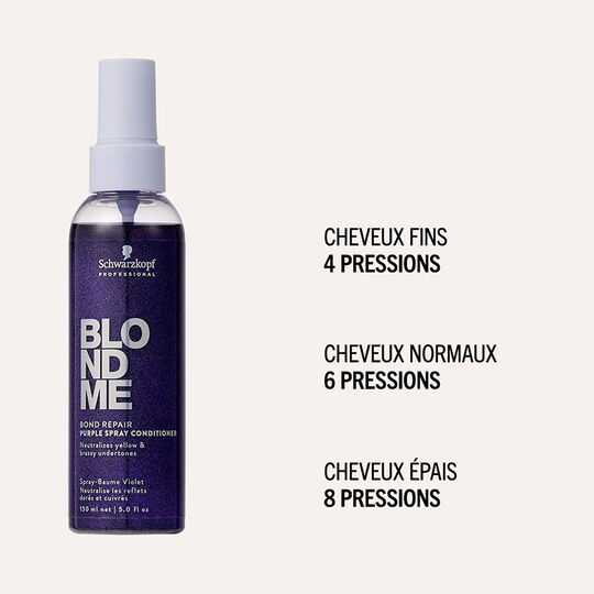 Blondme Bond Repair Neutralisierender violetter Balsam-Spray