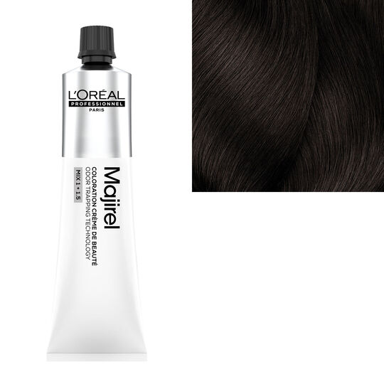 Majirel Sch&ouml;nheitscreme-Haarfarbe 4.15 Asch-Mahagoni Kastanienbraun