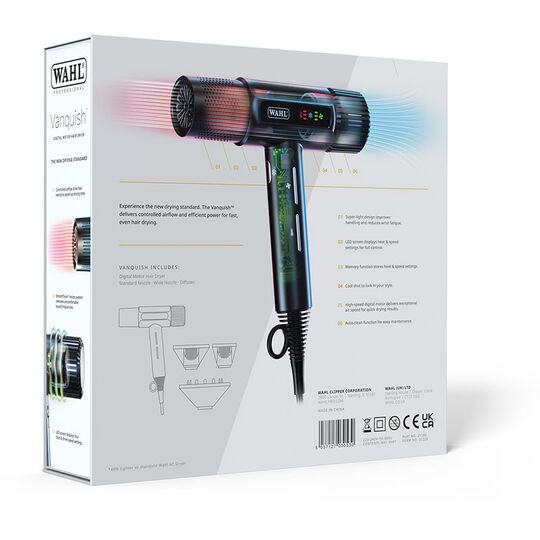 Haartrockner Vanquish Schwarz