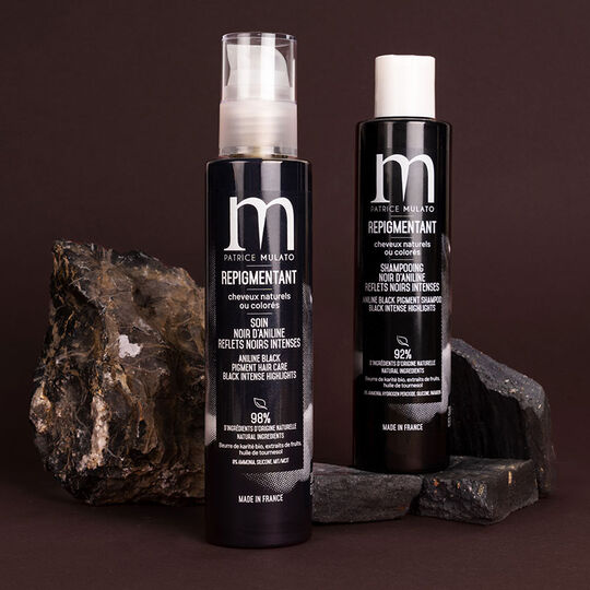 Repigmentierende Pflege f&uuml;r nat&uuml;rliches oder coloriertes Haar Anilinschwarz