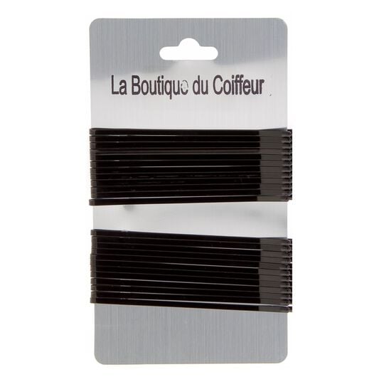 Gerade Haarnadel 70 mm Schwarz