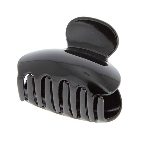 Krokodilklammer mit Gl&ouml;ckchen Schwarz