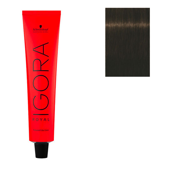 Permanente Haarfarbe Igora Royal 4-63 Mattes Schoko-Kastanienbraun