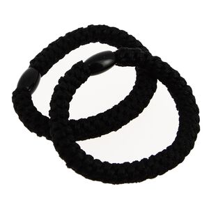 Metallfreie gewebte Haargummis