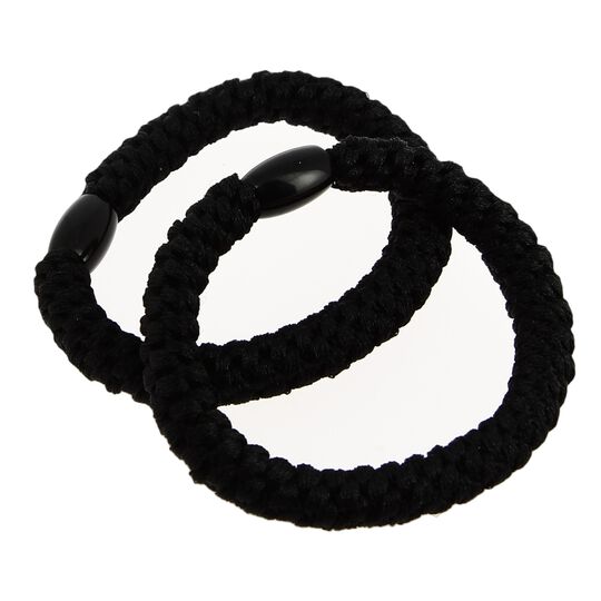 Metallfreie gewebte Haargummis