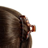 Durchbrochene Haarspange Schildpatt