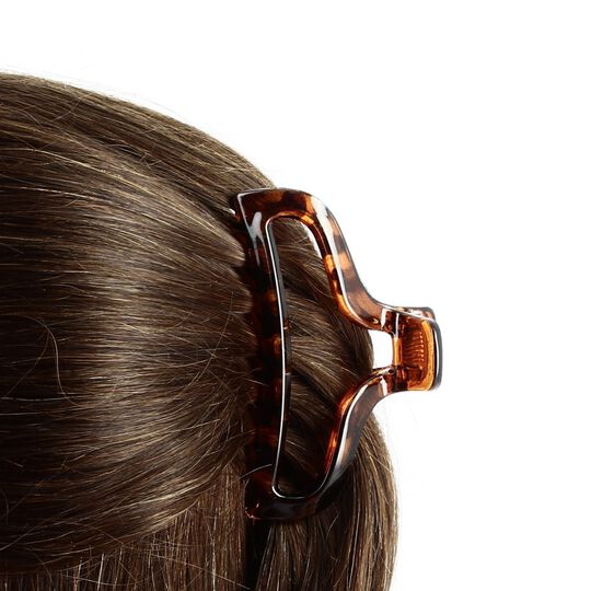 Durchbrochene Haarspange Schildpatt