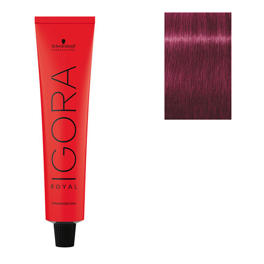 Permanente Haarfarbe Igora Royal 9-98 Sehrhellblond Violett Rot