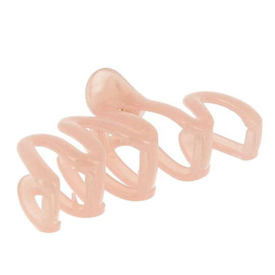 Zickzack-Krokodilklemme aus Kunststoff rosa