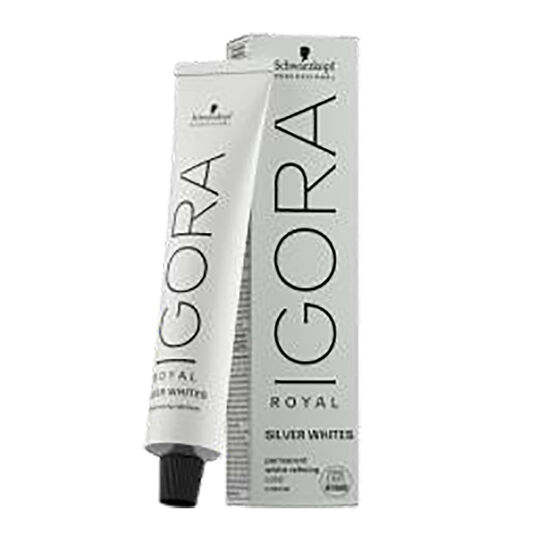 Haarfarbe f&uuml;r wei&szlig;es und graues Haar Igora Royal Silver White Silber
