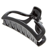 Durchbrochene Haarspange Schwarz