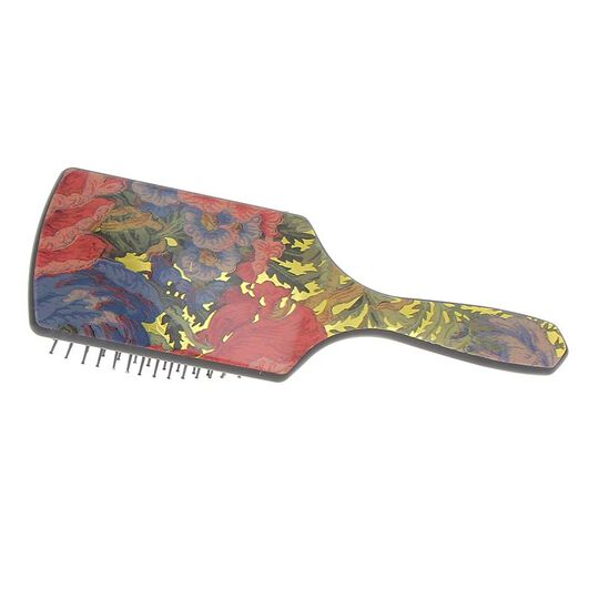 Paddle Brush mit Blumenmuster