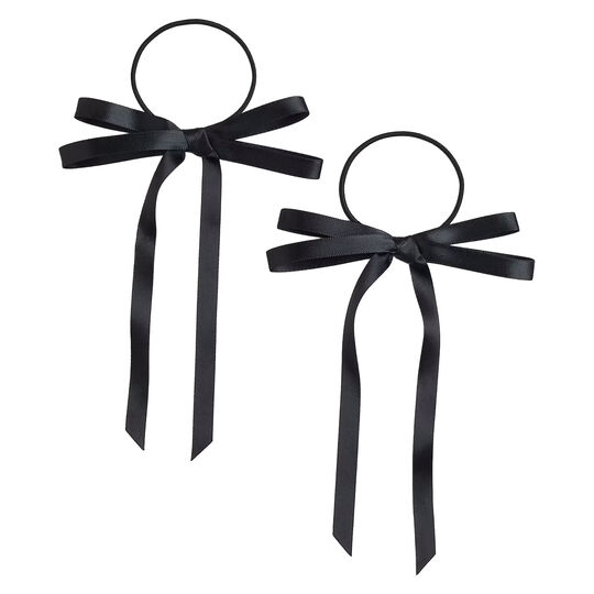 Gummib&auml;nder mit Band Schwarz