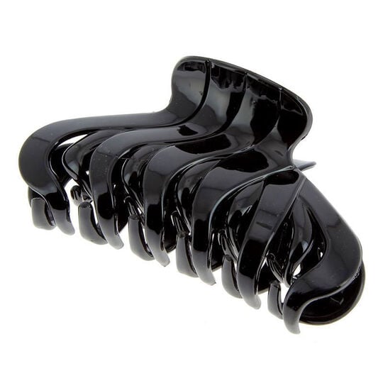 Krokodilklammer mit Drehverschluss Schwarz