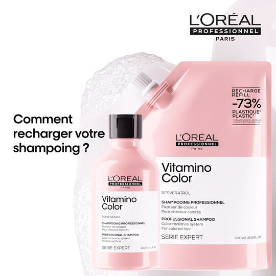 Shampoo f&uuml;r coloriertes Haar Vitamino Color Nachf&uuml;llpackung 500 ml