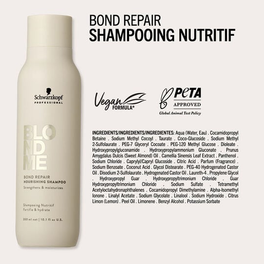 Pflegendes Shampoo Blondme Bond Repair