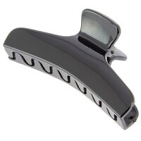 Schwarze Krokodilklemme