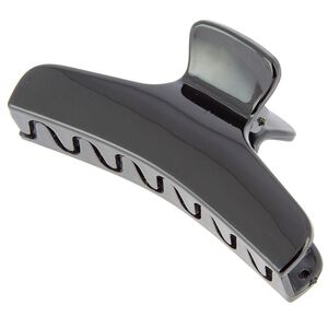 Schwarze Krokodilklemme