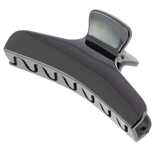 Schwarze Krokodilklemme