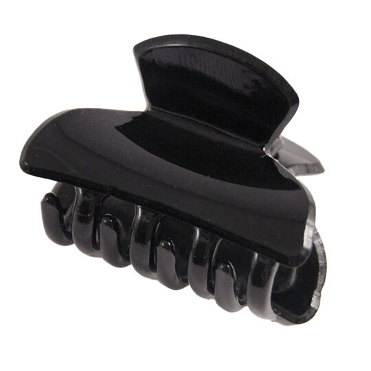 Schwarze Krokodilklemme