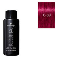 Halbpermanente Haarfarbe Igora Vibrance 0-89 Rot-Violett-Booster