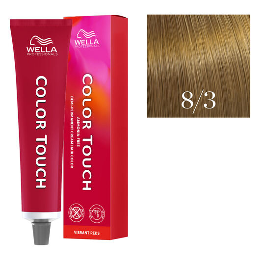 Semipermanente Coloration Color Touch 8/3 Hellblond Gold