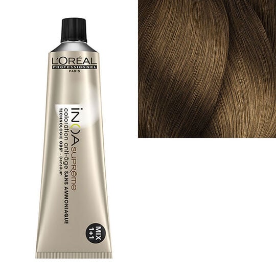 Anti-Aging-Haarfarbe ohne Ammoniak Inoa Supr&ecirc;me 7.31 Cremiger Ahorn