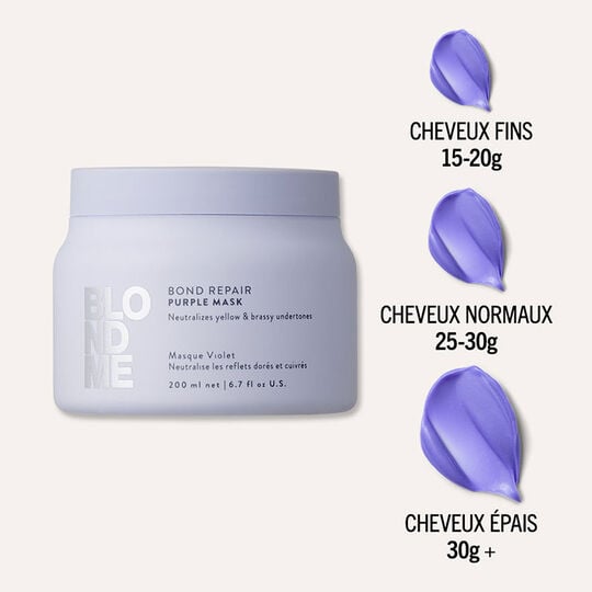 Blondme Bond Repair Neutralisierende violette Maske