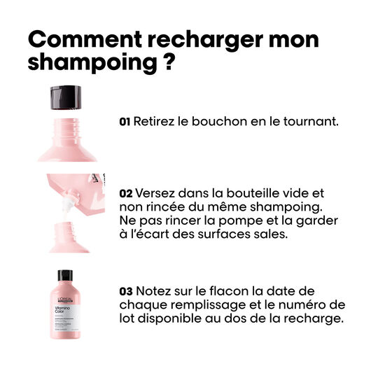 Shampoo f&uuml;r coloriertes Haar Vitamino Color Nachf&uuml;llpackung 500 ml