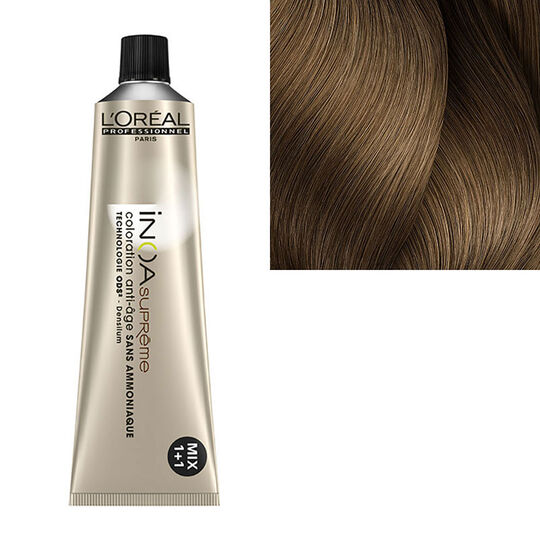 Anti-Aging-Haarfarbe ohne Ammoniak Inoa Supr&ecirc;me 8.13 G&ouml;ttlicher Barren