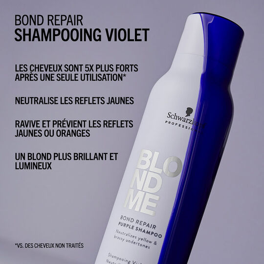 Blondme Bond Repair Neutralisierendes Violett-Shampoo