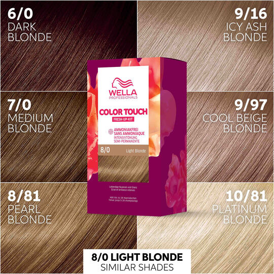 Color Touch Fresh-up-Kit 8/0 Hellblond Natur