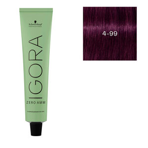 Igora Zero Amm Haarfarbe 4-99 Extra-Violett Kastanienbraun