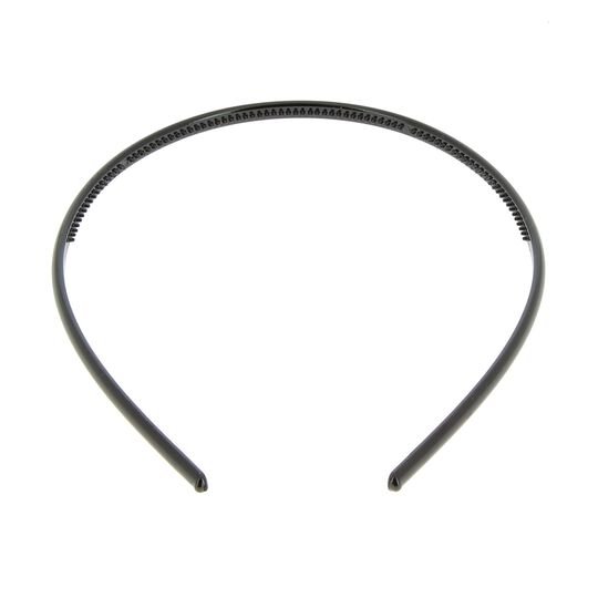 Schmales schwarzes Stirnband