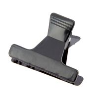 Einfache Krokodilklemme schwarz 5,5 cm