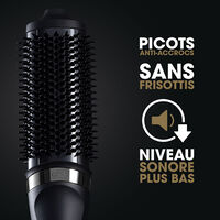 2-in-1-F&ouml;hnb&uuml;rste Duet Blowdry Schwarz